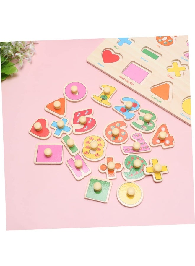 Mordely Wooden Puzzles Number Puzzle Toddlers Puzzles Puzzle Games Puzzles for Kids Math Puzzle - Image 3